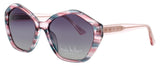 NICOLE MILLER SANTORINI Frame PINK GREEN Lens GREEN GRADIENT POLARIZED