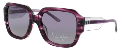 NICOLE MILLER SARDINIA Frame PURPLE STRIPE Lens VIOLET GRADIENT POLARIZED
