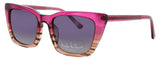 NICOLE MILLER MONACO Frame FUSCHIA FADE Lens GREY GRADIENT POLARIZED
