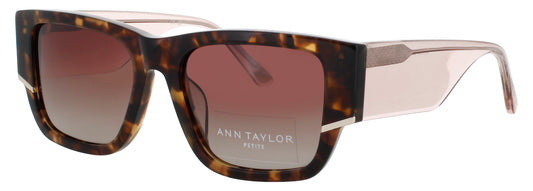 ANN TAYLOR ATP930 Frame TORTOISE/CRYSTAL BLUSH Lens BROWN GRADIENT POLARIZED