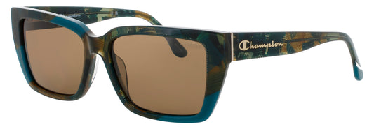 CHAMPION MELT Frame TEAL FEATHERED Lens BROWN POLARIZED