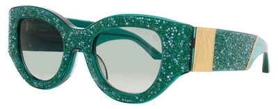 ANNA-KARIN KARLSSON LUCKY GOES TO VEGAS Frame EMERALD CRYSTAL Lens GREEN GRADIENT