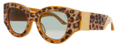 ANNA-KARIN KARLSSON LUCKY GOES TO VEGAS Frame LEOPARD Lens GREEN GRADIENT