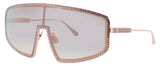 ANNA-KARIN KARLSSON SHADY LUV 2.3 Frame ROSE GOLD Lens PINK MIRROR