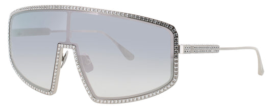 ANNA-KARIN KARLSSON SHADY LUV 2.5 Frame WHITE GOLD BLUSH MIRROR Lens GREY MIRROR