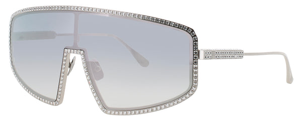ANNA-KARIN KARLSSON SHADY LUV 2.5 Frame WHITE GOLD BLUSH MIRROR Lens GREY MIRROR