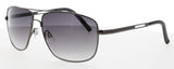 PERRY ELLIS PESUN024 Frame GUNMETAL/DARK BURGUNDY Lens SMOKE GRADIENT