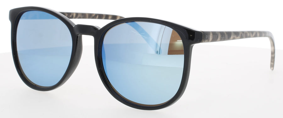 PERRY ELLIS PESUN057 Frame BLACK Lens GREY BLUE FLASH