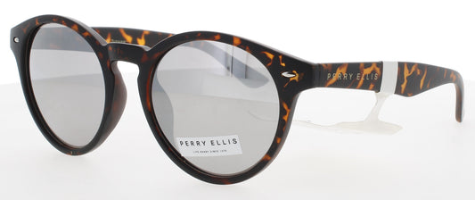 PERRY ELLIS PESUN088 Frame MATTE TORTOISE Lens GREY SILVER FLASH