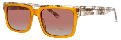 ELTON JOHN HONKYCAT Frame TOBACCO FEATHER Lens BROWN GRADIENT