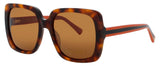 ELTON JOHN SUPERSTAR Frame TORTOISE ORANGE Lens BROWN POLARIZED