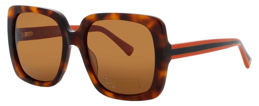 ELTON JOHN SUPERSTAR Frame TORTOISE ORANGE Lens BROWN POLARIZED