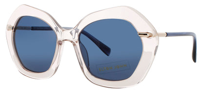ELTON JOHN A LIST 1 Frame CRYSTAL BLUSH Lens BLUE TINT