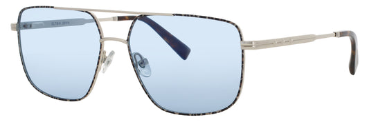ELTON JOHN KING Frame VEGAS LEOPARD Lens BLUE POLARIZED