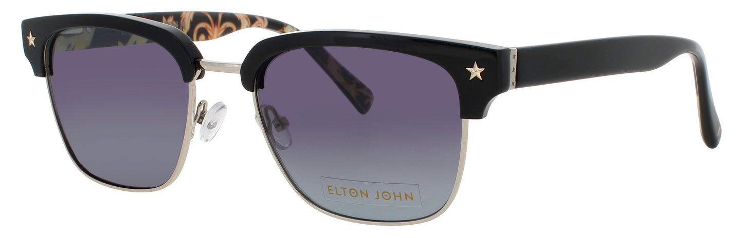 ELTON JOHN MADMAN Frame BLACK Lens SMOKE