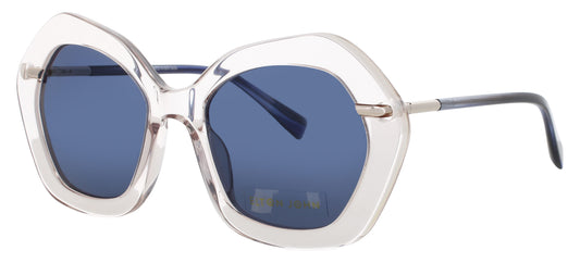 ELTON JOHN A-LIST Frame CHAMPAGNE BLUSH Lens NAVY BLUE