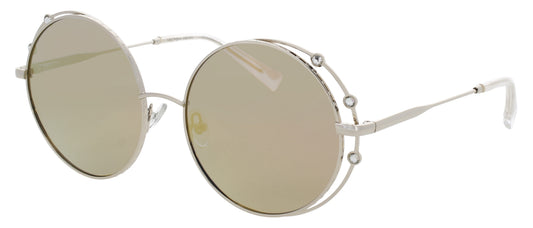 ELTON JOHN SHOOTING STAR Frame GOLD Lens GREY POLARIZED GOLD MIRROR