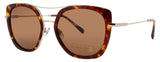 ELTON JOHN BOMBSHELL 1 Frame GOLD TORTOISE Lens BROWN TINT