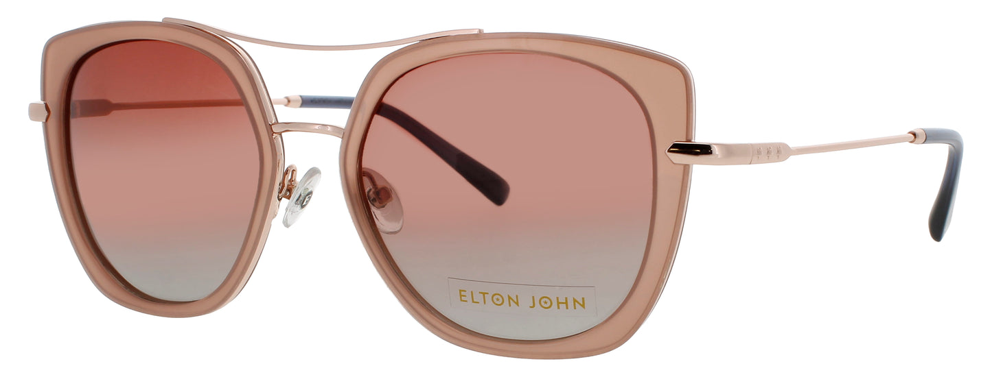 ELTON JOHN BOMBSHELL 2 Frame CRYSTAL PINK Lens PINK GRADIENT