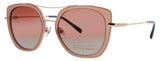 ELTON JOHN BOMBSHELL 2 Frame CRYSTAL BLUSH Lens PINK GRADIENT