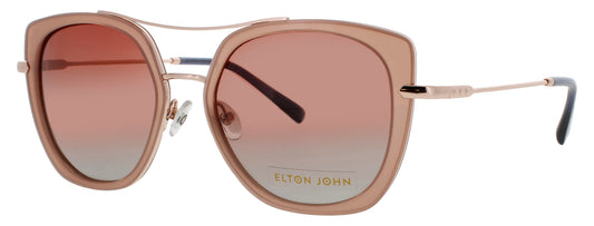 ELTON JOHN BOMBSHELL 2 Frame CRYSTAL PINK Lens PINK GRADIENT