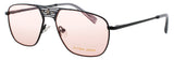 ELTON JOHN CONCORDE Frame MATTE BLACK Lens ROSE POLARIZED