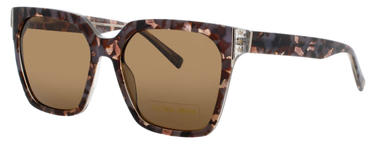 ELTON JOHN FLASHBULB Frame DARK TORTOISE / SILVER Lens BROWN TINT