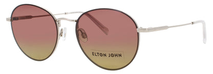 ELTON JOHN GALAXY Frame GOLD Lens POLARIZED ROSE TO YELLOW GRADIENT