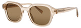 ELTON JOHN GLITTER Frame BEIGE ROSE GOLD Lens BROWN POLARIZED
