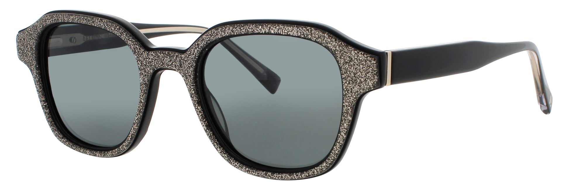 ELTON JOHN GLITTER 4 Frame BLACK Lens SMOKE