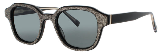 ELTON JOHN GLITTER 4 Frame BLACK Lens SMOKE