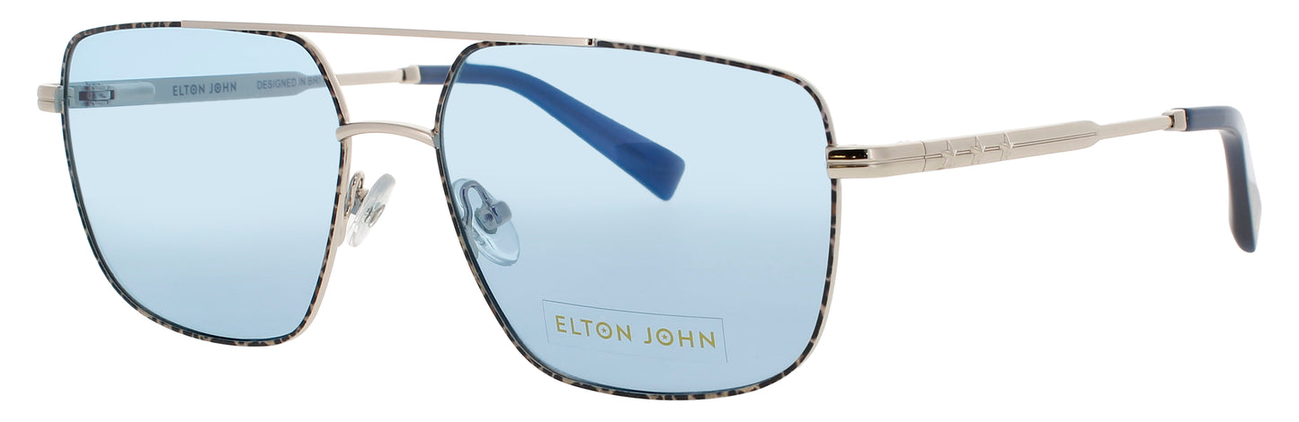 ELTON JOHN KING 2 Frame GOLD Lens BLUE TINT
