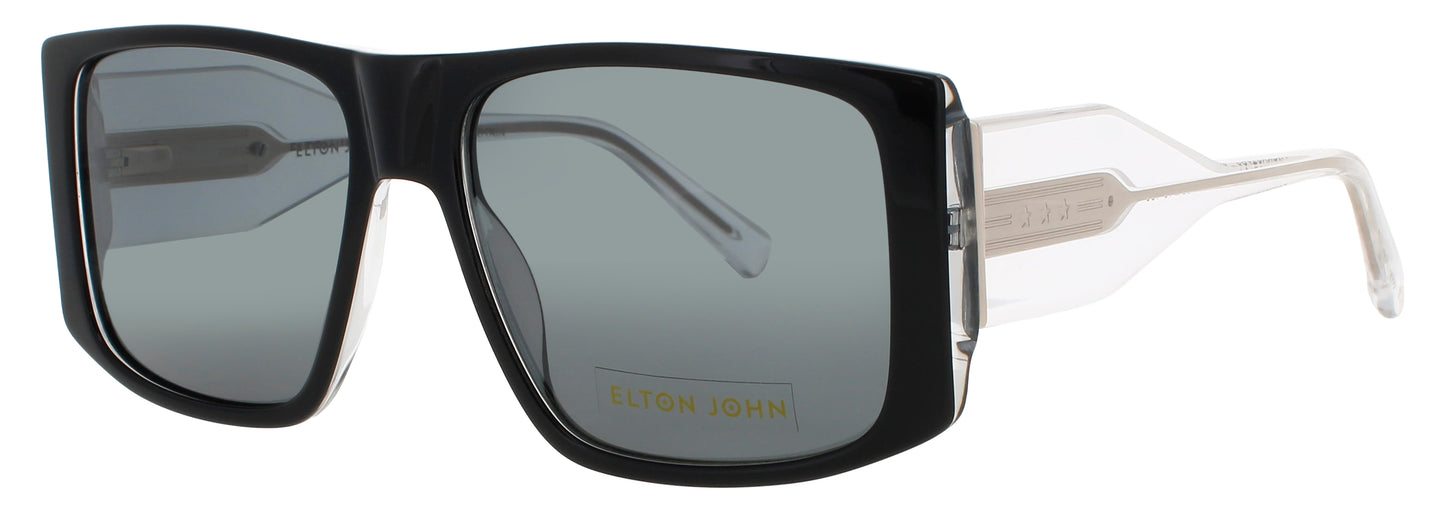 ELTON JOHN LUCKYSTAR 2 Frame BLACK FADE Lens SMOKE