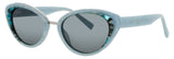 ELTON JOHN MATINEE Frame BLUE STONE Lens GREY POLARIZED