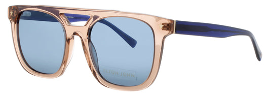 ELTON JOHN HIFI Frame CRYSTAL TAN/NAVY Lens BLUE TINT