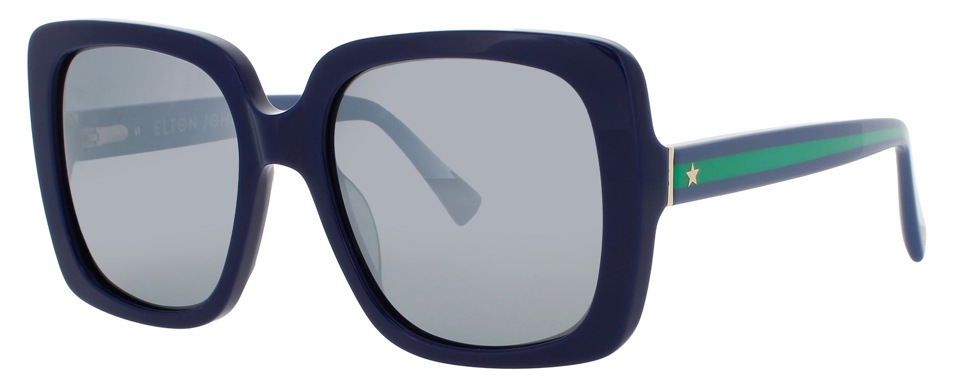ELTON JOHN SUPERSTAR 3 Frame NAVY Lens BLUE TINT