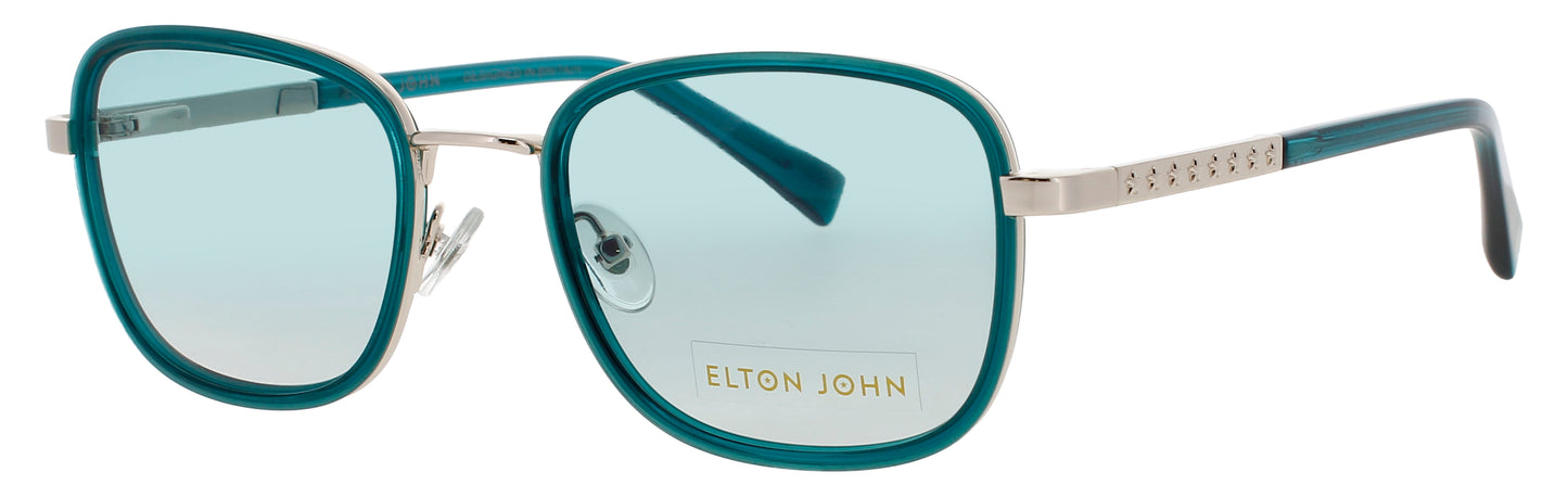 ELTON JOHN TRIO 3 Frame GREEN Lens GREEN GRADIENT