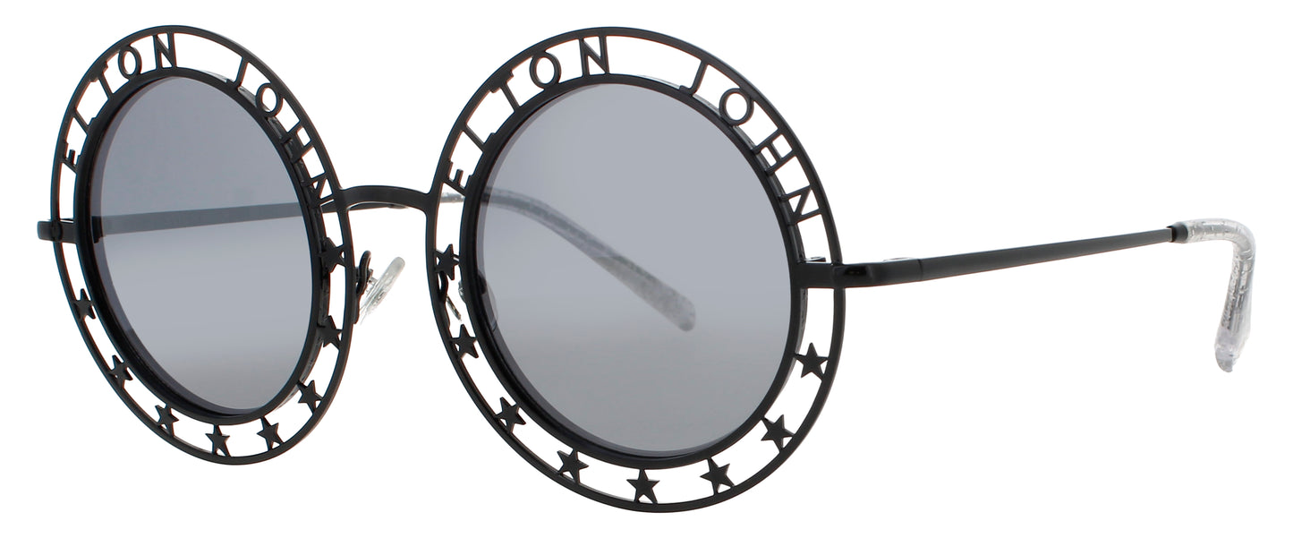 ELTON JOHN WALK OF FAME 3 Frame BLACK Lens GREY TINT