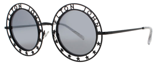 ELTON JOHN WALK OF FAME 3 Frame BLACK Lens GREY TINT