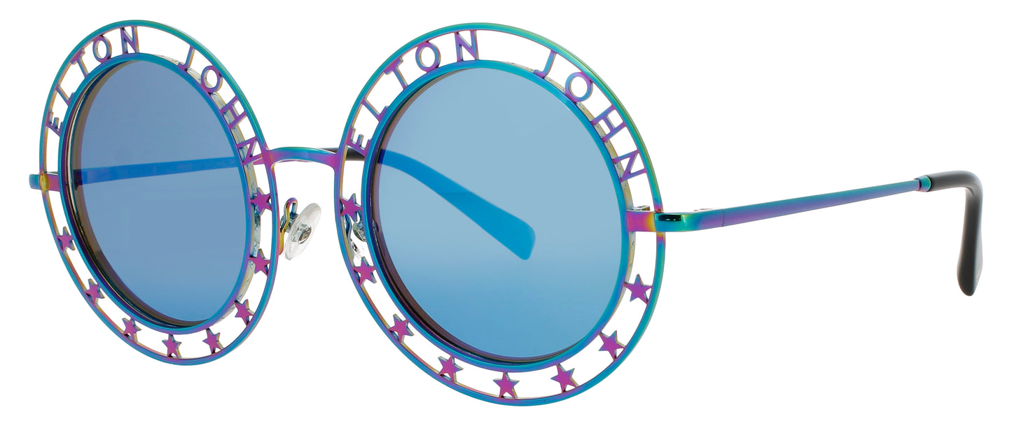 ELTON JOHN WALK OF FAME 5 Frame PINK Lens PURPLE MIRROR