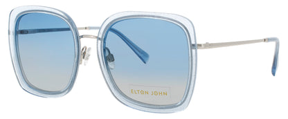 ELTON JOHN DIVA Frame SKY GLITTER Lens POLARIZED GREY