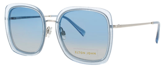 ELTON JOHN DIVA Frame SKY GLITTER Lens POLARIZED GREY