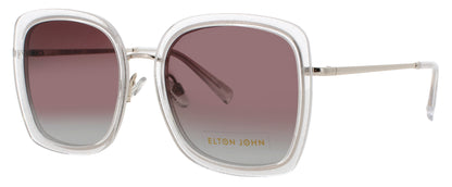 ELTON JOHN DIVA 2 Frame ICE GLITTER Lens BLUE GRADIENT