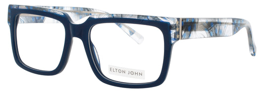 ELTON JOHN HONKY CAT Frame NAVY FEATHER Lens DEMO