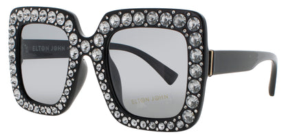 ELTON JOHN BLING2-1 Frame BLACK Lens SMOKE