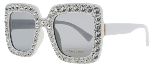 ELTON JOHN BLING2-2 Frame WHITE Lens SMOKE