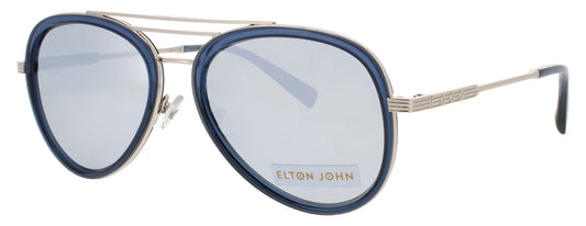 ELTON JOHN JIVE Frame MIDNIGHT Lens POLARIZED GREY / SILVER FLASH