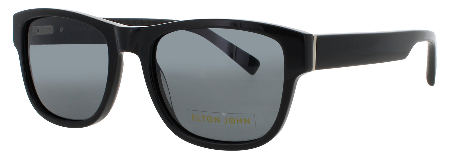 ELTON JOHN BOOGIE 5 Frame BLACK / GOLD Lens SMOKE