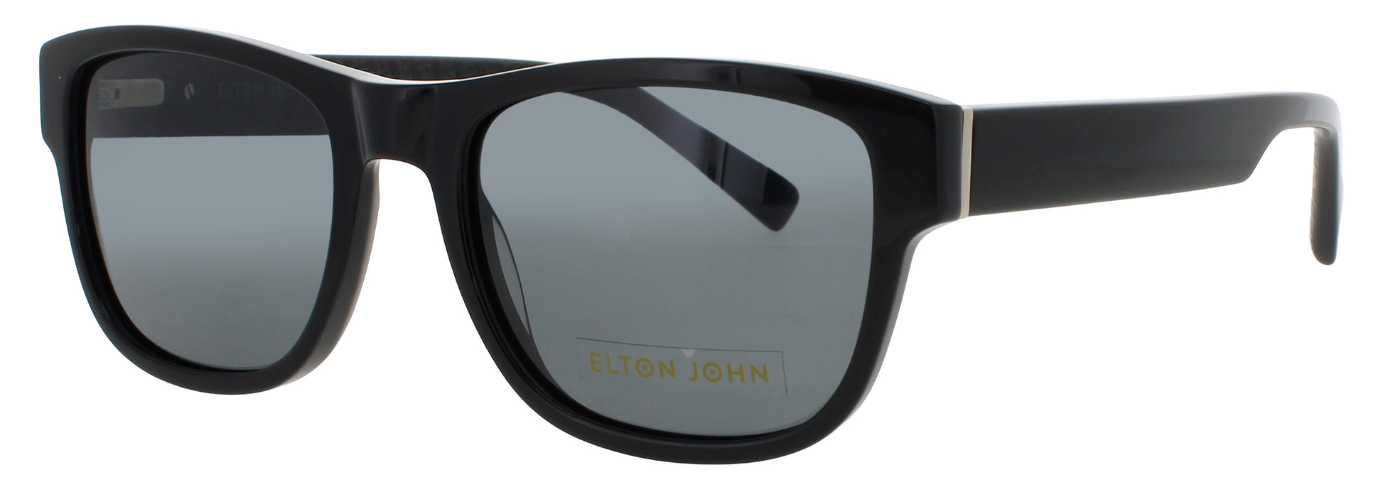 ELTON JOHN BOOGIE 5 Frame BLACK / GOLD Lens SMOKE