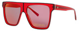 ELTON JOHN GOLIATH Frame MATTE RED Lens POLARIZED GREY / RED MIRROR